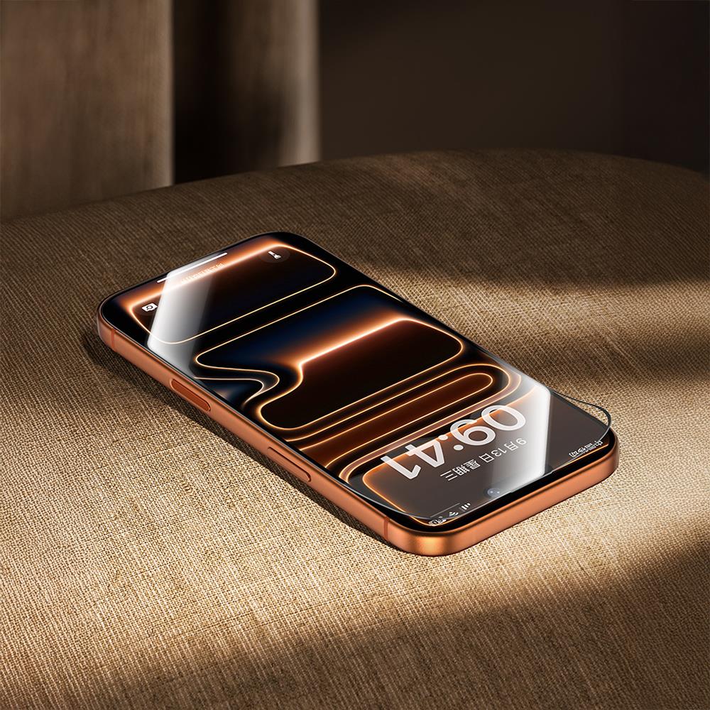 Apple iPhone 17 Pro Max Benks Glass Warrior 2.0 EZFita Safir Cam Ekran Koruyucu + Kolay Uygulama Aparatı