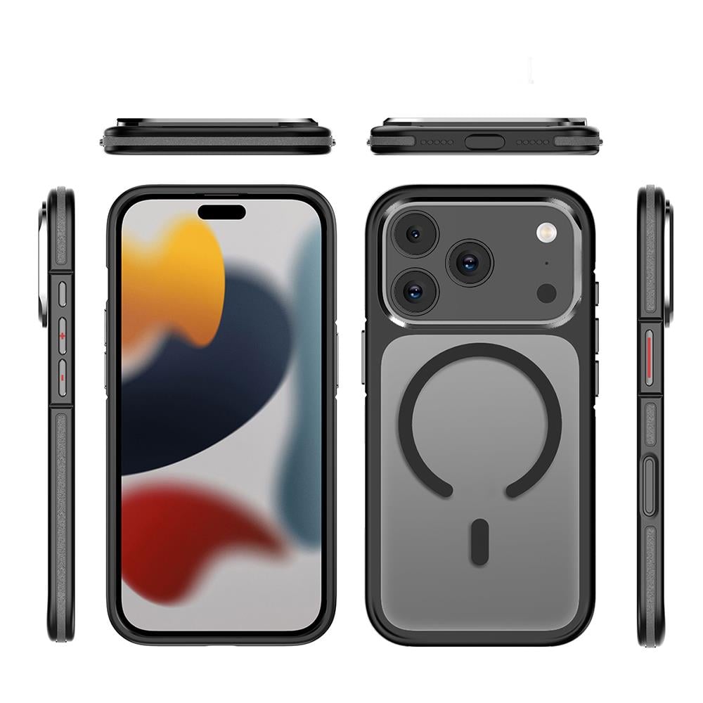 Apple iPhone 17 Pro Max Kılıf M-safe Şarj Özellikli Mat Görünümlü Wlons Vevo Kapak