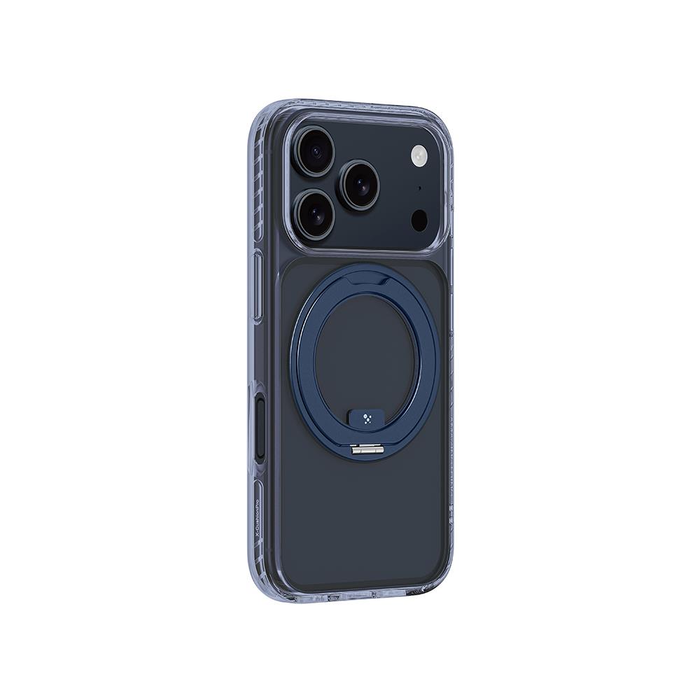 Apple iPhone 17 Pro Max Kılıf M-Safe Şarj Özellikli Airbag Tasarımlı Standlı AmazingThing Titan Pro MagSpin Kapak