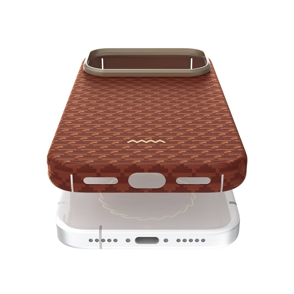 Apple iPhone 17 Pro Max Kılıf M-safe Şarj Özellikli Raptic Aramid Skin Origin Serisi Kapak