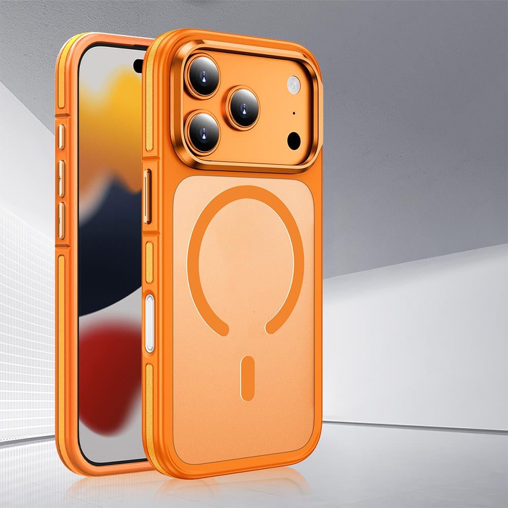 Apple iPhone 17 Pro Max Kılıf M-safe Şarj Özellikli Mat Görünümlü Wlons Vevo Kapak