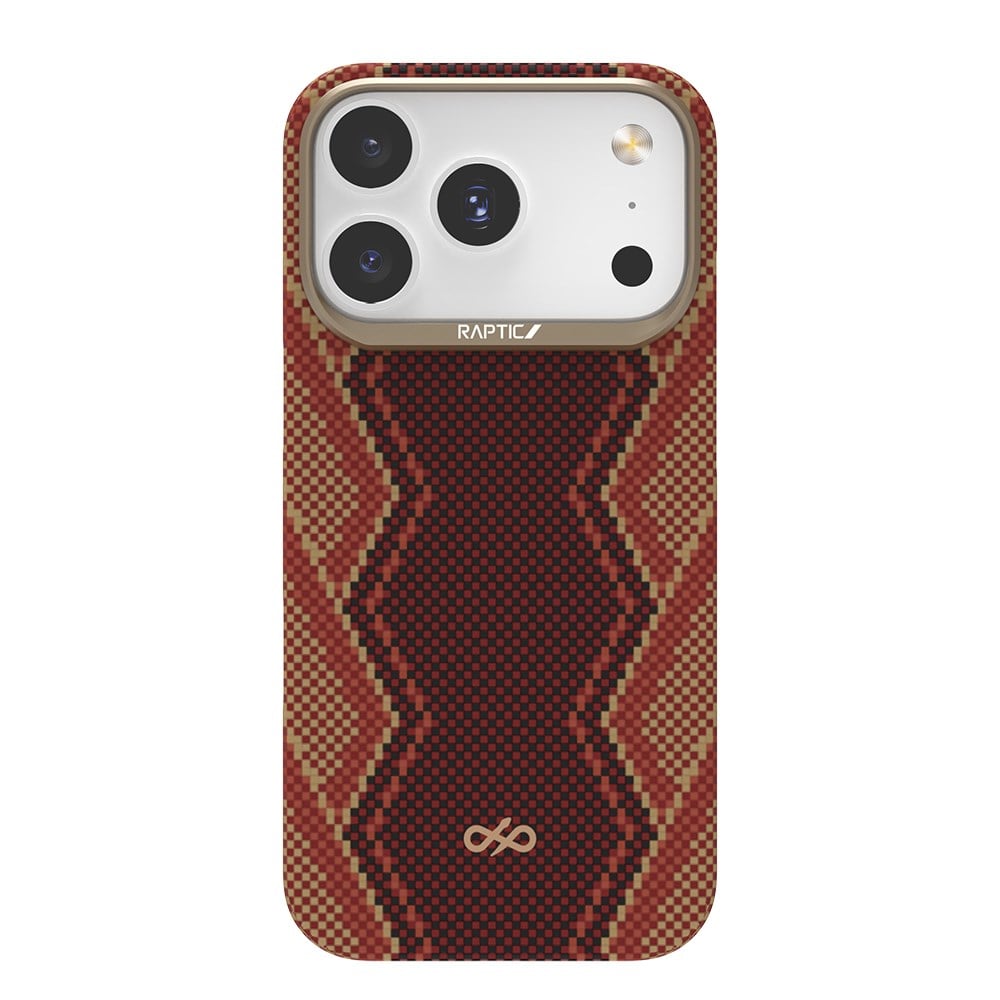 Apple iPhone 17 Pro Max Kılıf M-safe Şarj Özellikli Raptic Aramid Skin Bionic Serisi Kapak