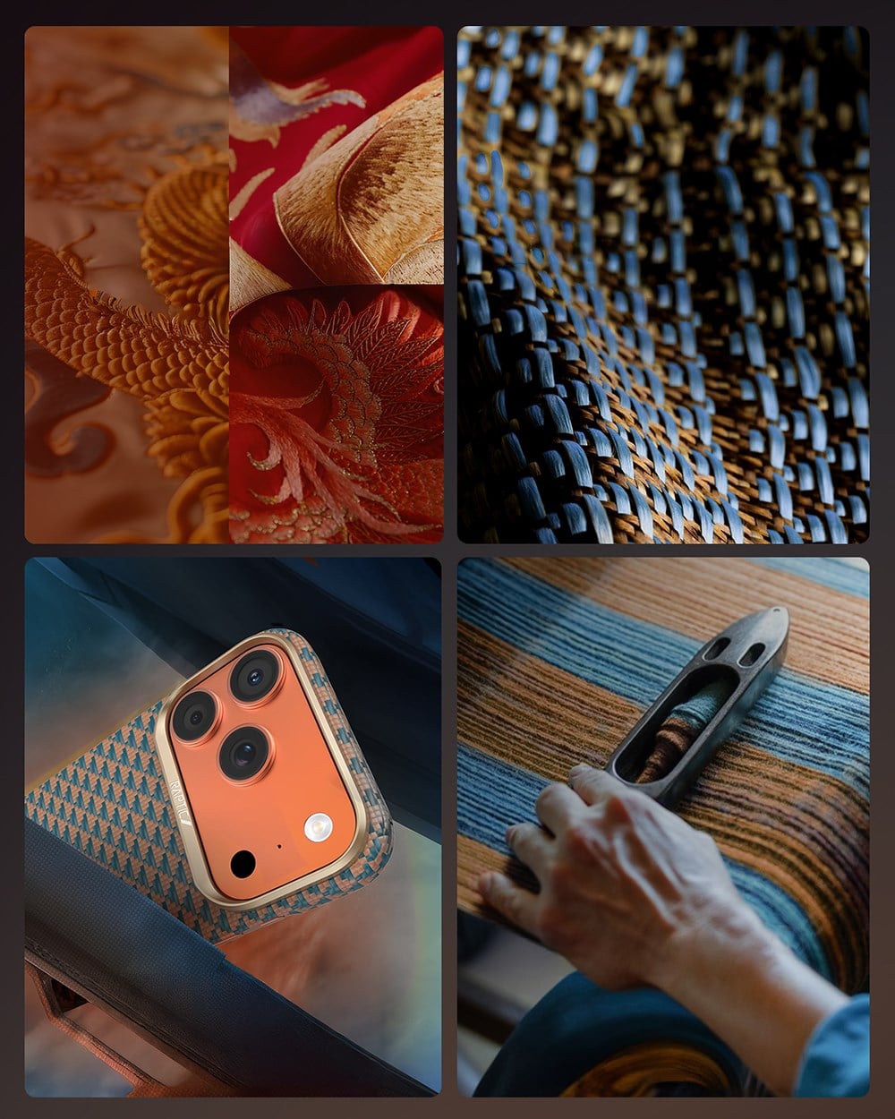 Apple iPhone 17 Pro Max Kılıf M-safe Şarj Özellikli Raptic Aramid Skin Origin Serisi Kapak