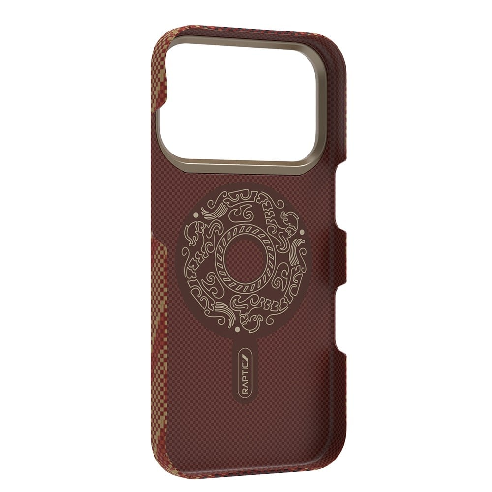 Apple iPhone 17 Pro Max Kılıf M-safe Şarj Özellikli Raptic Aramid Skin Bionic Serisi Kapak