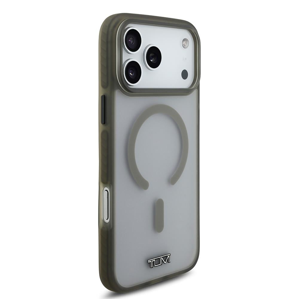 Apple iPhone 17 Pro Max Kılıf TUMI Orjinal Lisanslı M-safe Şarj Özellikli Buzlu Transparan Kapak