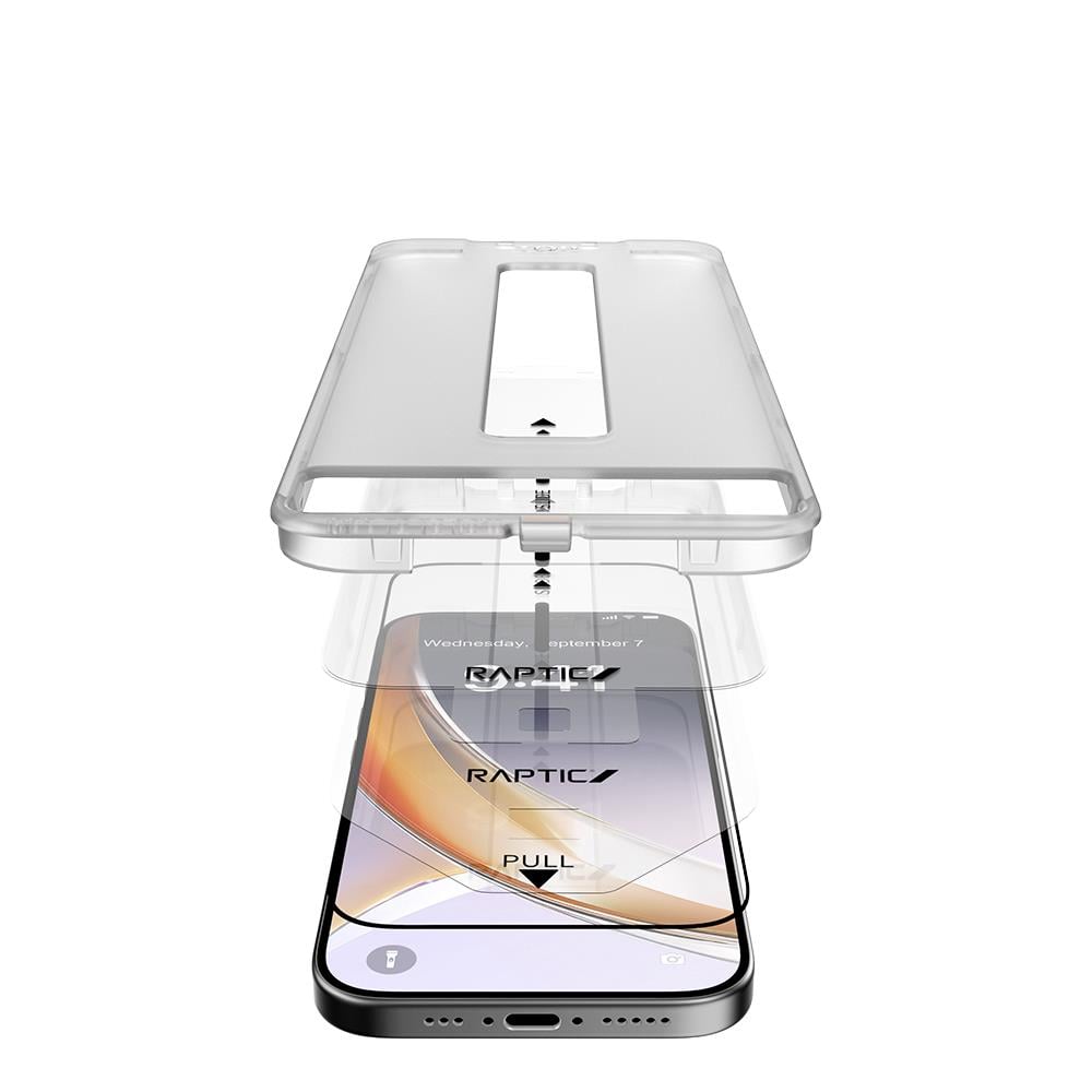 Apple iPhone 17 Pro Max Raptic Air Glass 2.5D Ekran Koruyucu 2 Adet + Kolay Uygulama Aparatlı