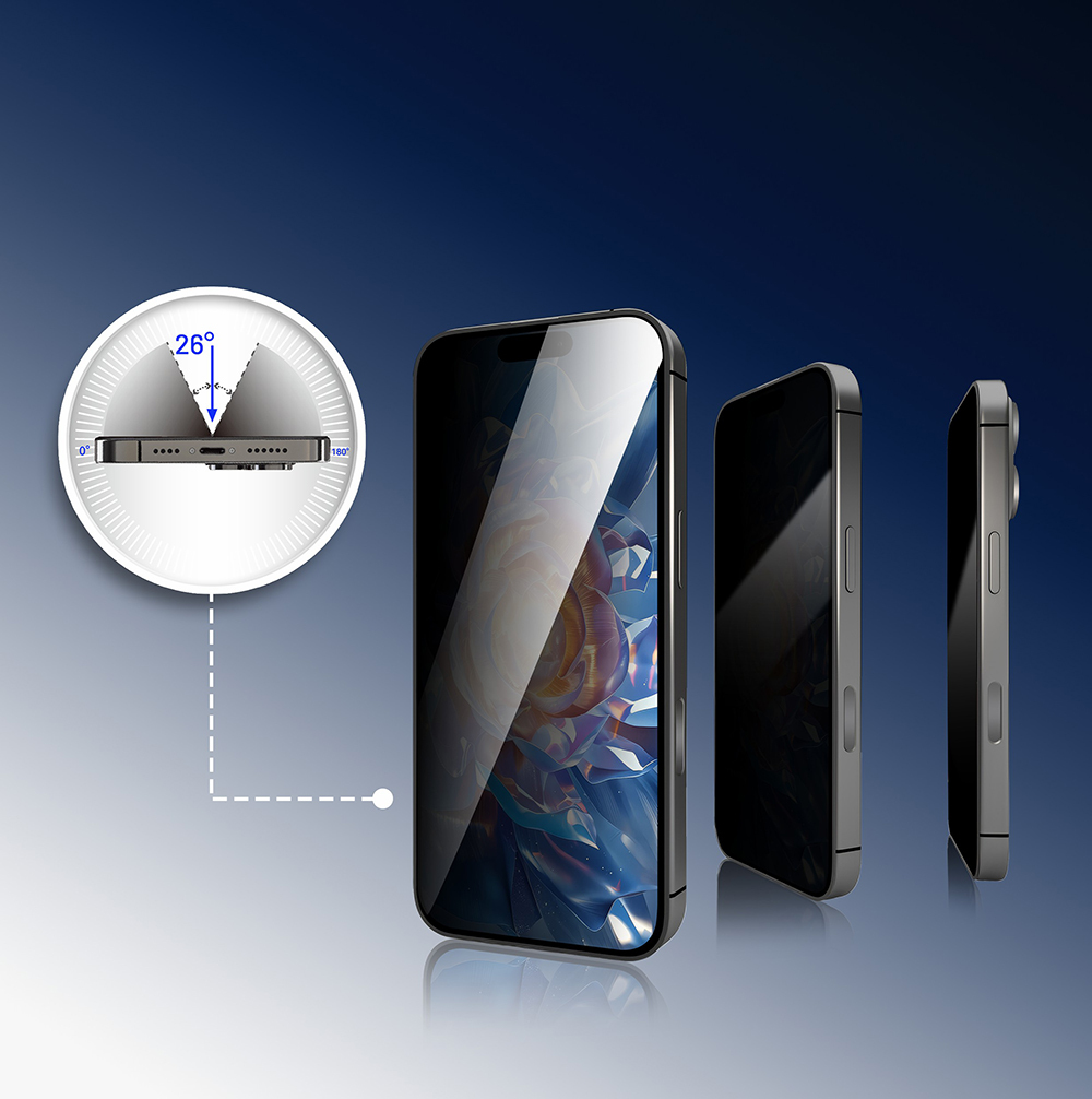 Apple iPhone 17 Pro Mohseven Pure Safir Coating HD 3D Glue Temperli Cam Ekran Koruyucu