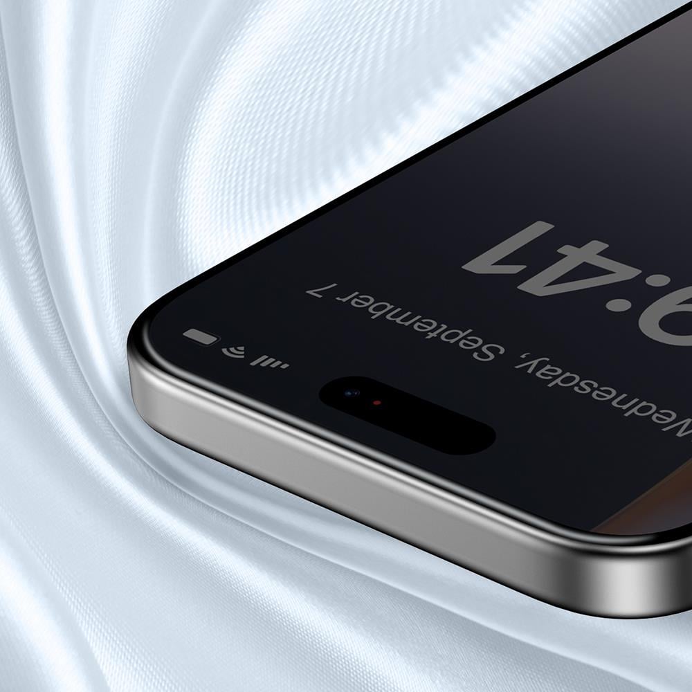 Apple iPhone 17 Pro Raptic Air Glass 2.5D Privacy Hayalet Ekran Koruyucu 2 Adet + Kolay Uygulama Aparatlı