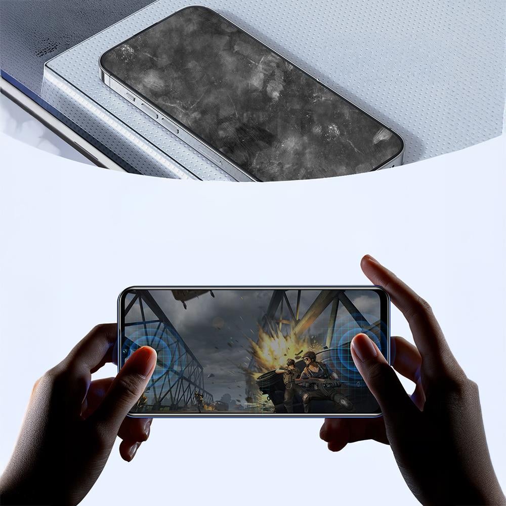 Apple iPhone 17 Pro Raptic Air Glass 2.5D Privacy Hayalet Ekran Koruyucu 2 Adet + Kolay Uygulama Aparatlı
