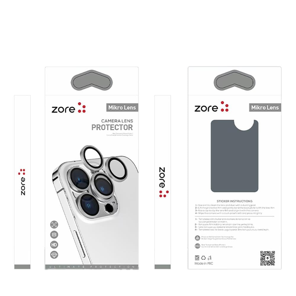 Apple iPhone 17 Pro Zore Mikro Kamera Lens Koruyucu