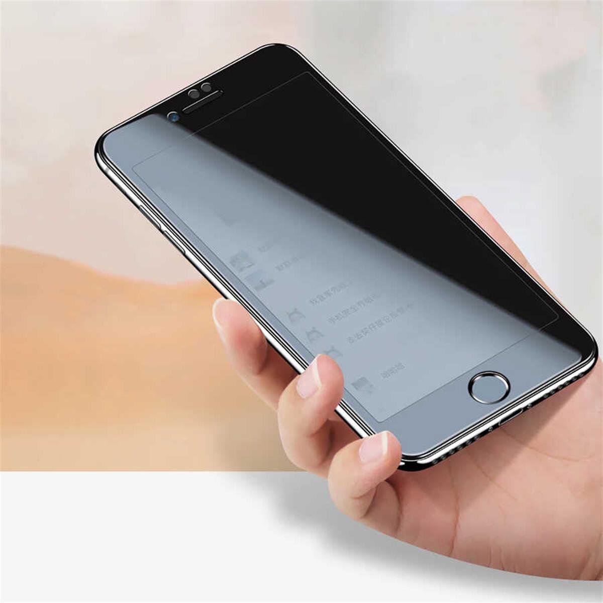 Apple iPhone 7 Plus Davin 5D Privacy Cam Ekran Koruyucu