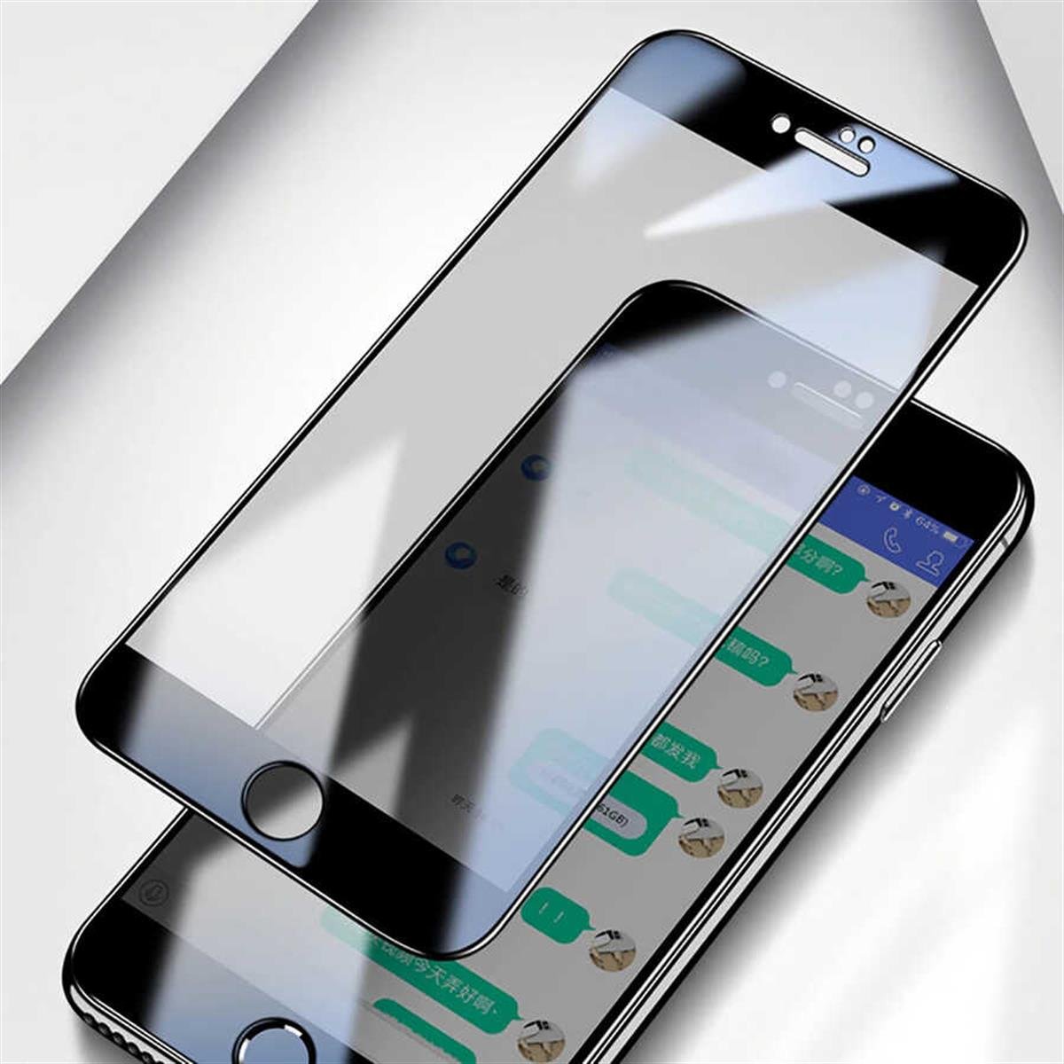 Apple iPhone 7 Plus Hayalet Ekran Koruyucu Davin Privacy Seramik Ekran Filmi