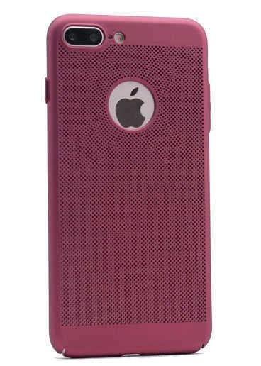 Apple iPhone 8 Plus Kılıf Zore Delikli Rubber Kapak