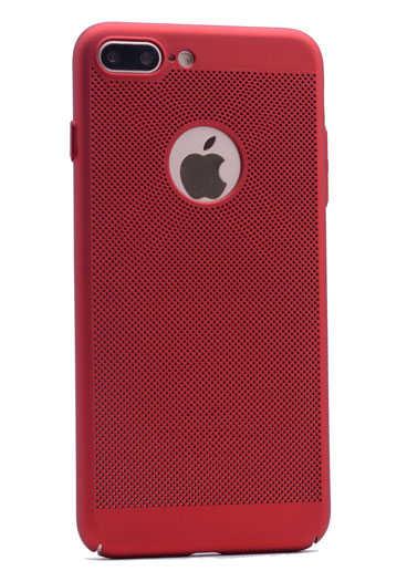 Apple iPhone 8 Plus Kılıf Zore Delikli Rubber Kapak