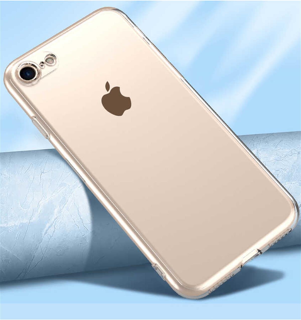 Apple iPhone SE 2022 Kılıf Zore Kamera Korumalı Süper Silikon Kapak