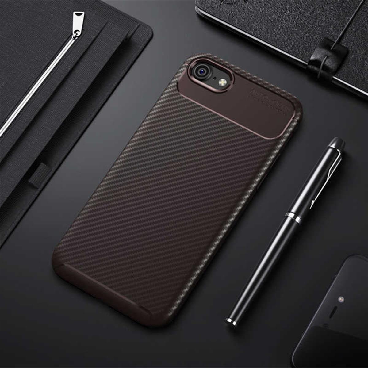 Apple iPhone SE 2022 Kılıf Zore Negro Silikon Kapak