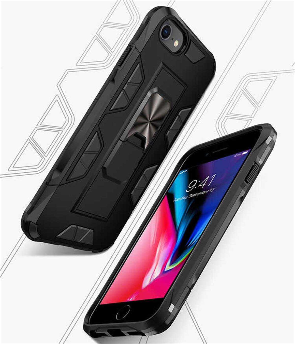 Apple iPhone SE 2022 Kılıf Zore Volve Kapak