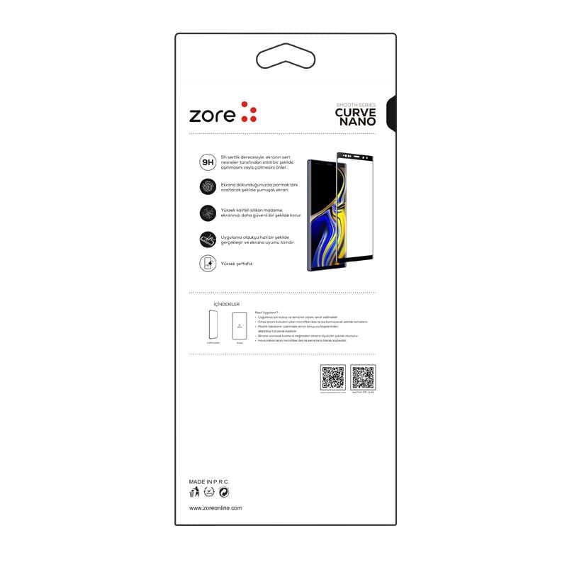 Apple iPhone SE 2022 Zore 3D Short Curve Nano Ekran Koruyucu