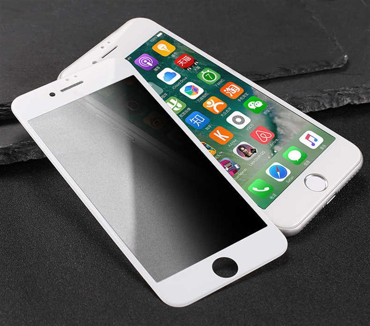Apple iPhone SE 2022 Zore Anti-Dust Mat Privacy Temperli Ekran Koruyucu