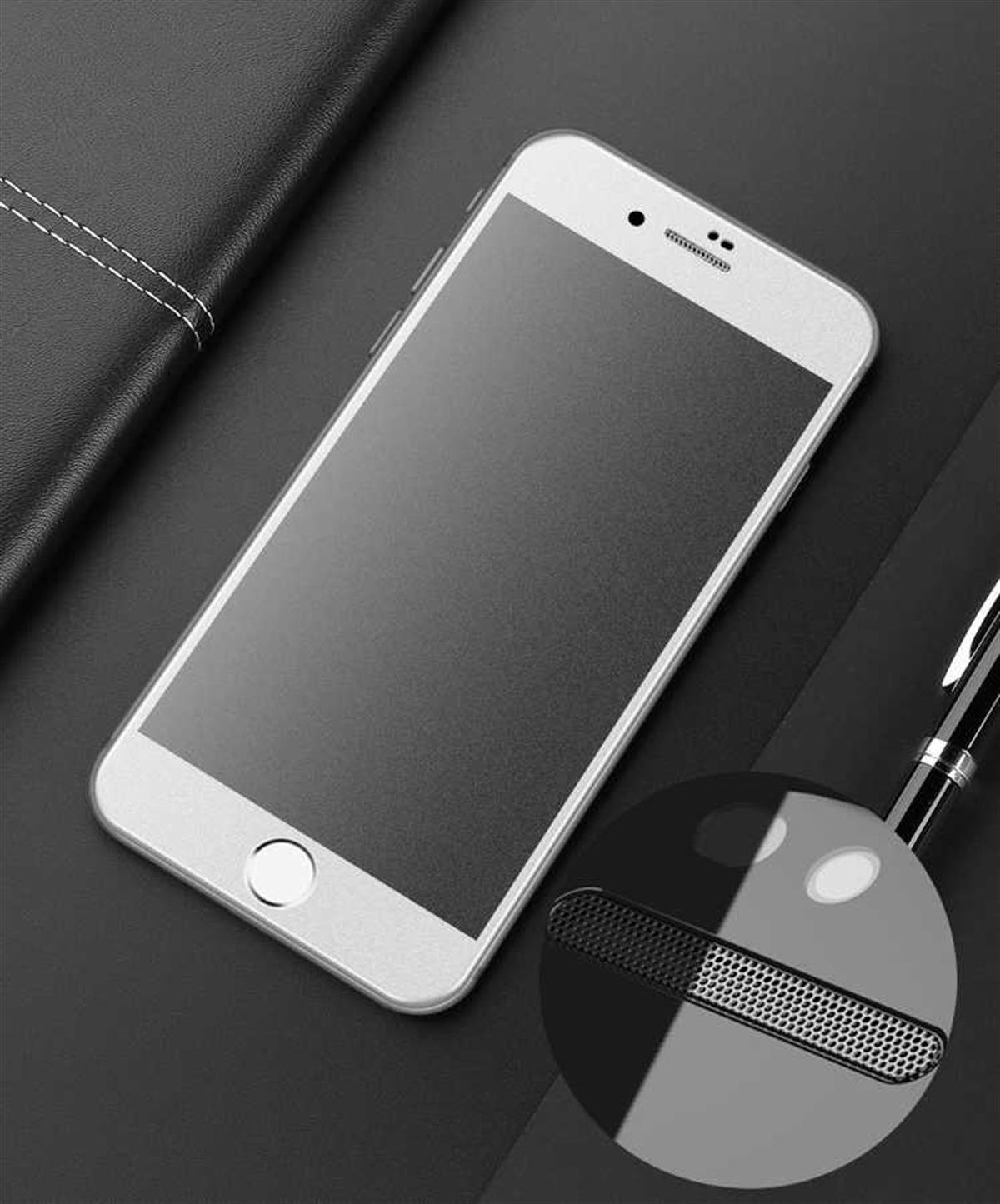 Apple iPhone SE 2022 Zore Anti-Dust Mat Privacy Temperli Ekran Koruyucu