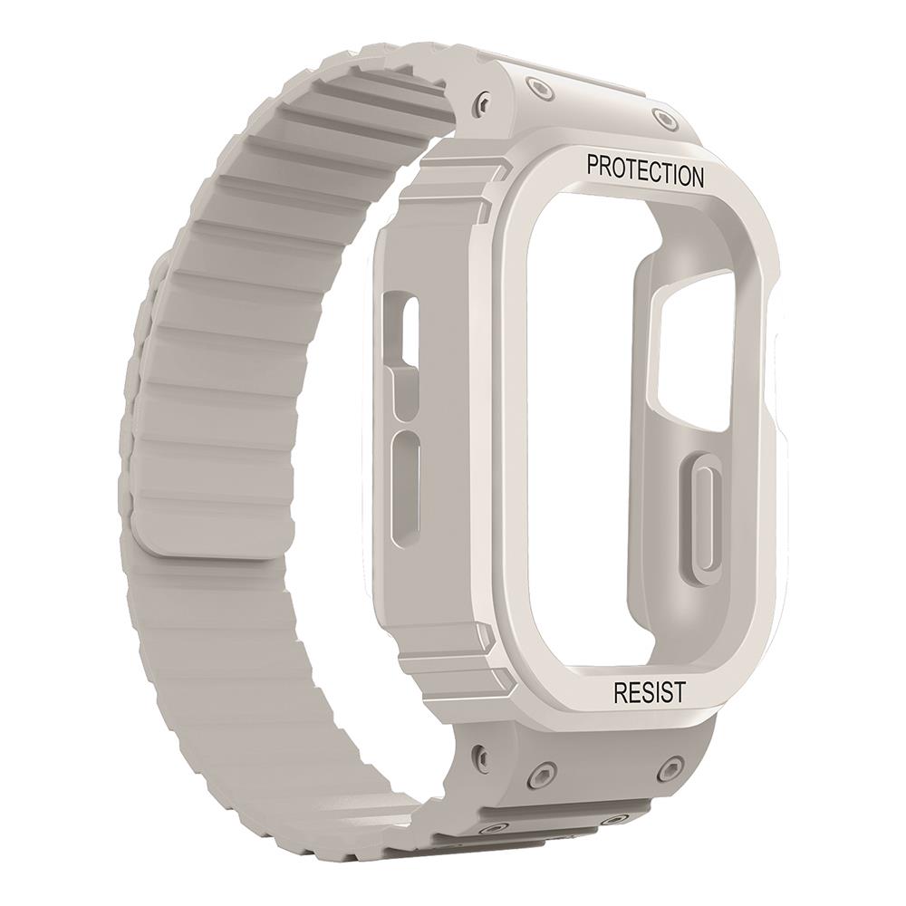 Apple Watch 38mm KRD-142 Airbag Tasarımlı Kasa Koruyuculu Silikon Kordon