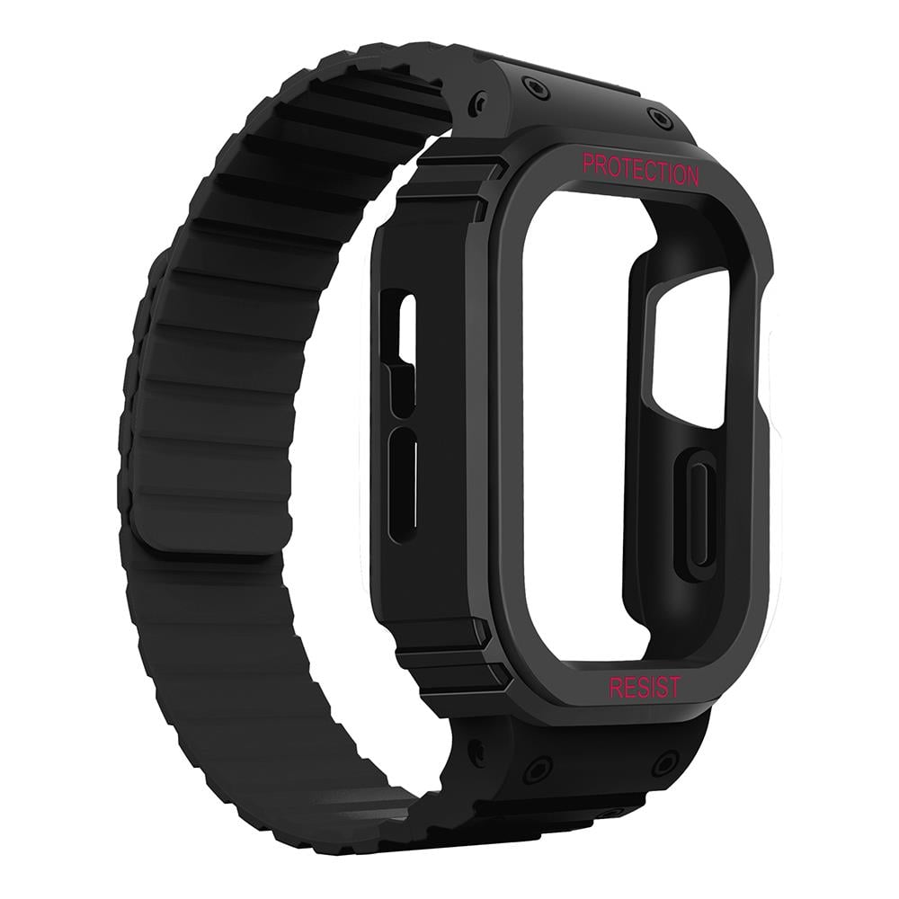 Apple Watch 38mm KRD-142 Airbag Tasarımlı Kasa Koruyuculu Silikon Kordon