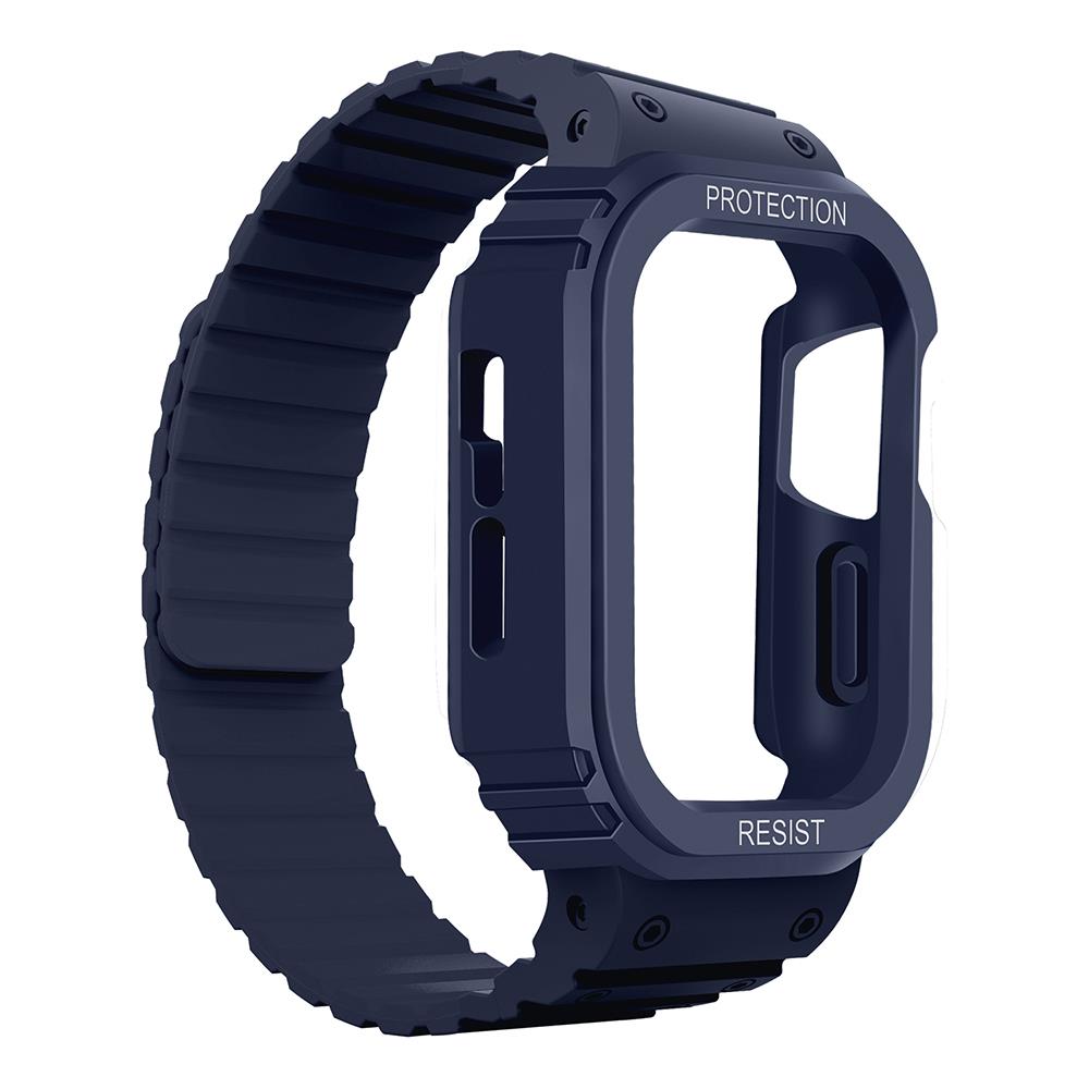 Apple Watch 38mm KRD-142 Airbag Tasarımlı Kasa Koruyuculu Silikon Kordon