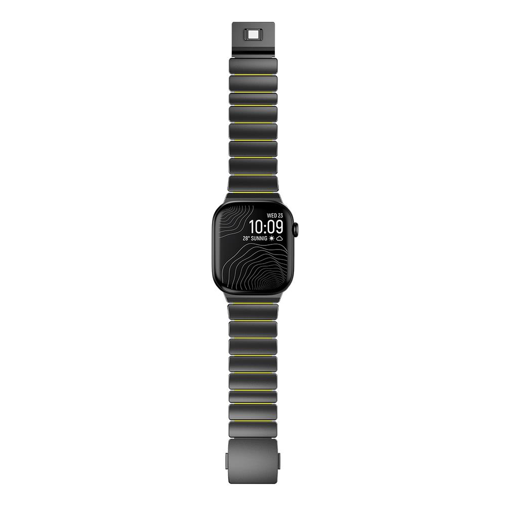 Apple Watch 44mm Zore KRD-152 Titanyum Silikon Kordon