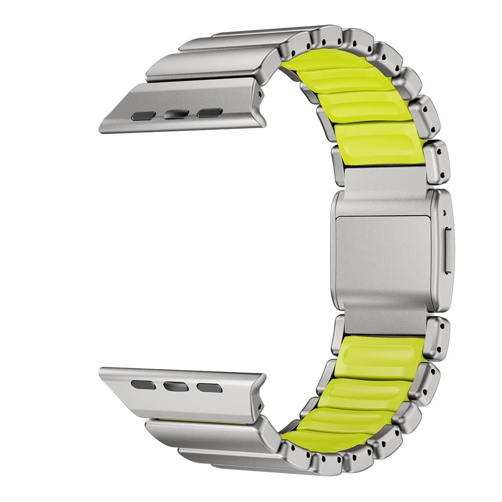 Apple Watch 44mm Zore KRD-152 Titanyum Silikon Kordon