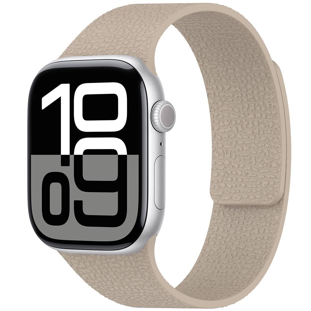 Apple Watch 7 41mm Zore KRD-136 Kabartma Desenli Silikon Kordon