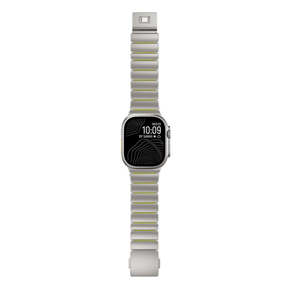 Apple Watch 7 45mm Zore KRD-152 Titanyum Silikon Kordon