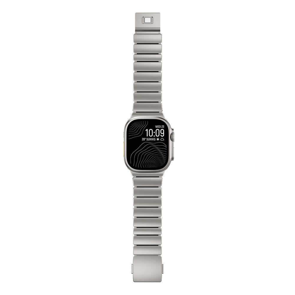 Apple Watch 7 45mm Zore KRD-152 Titanyum Silikon Kordon