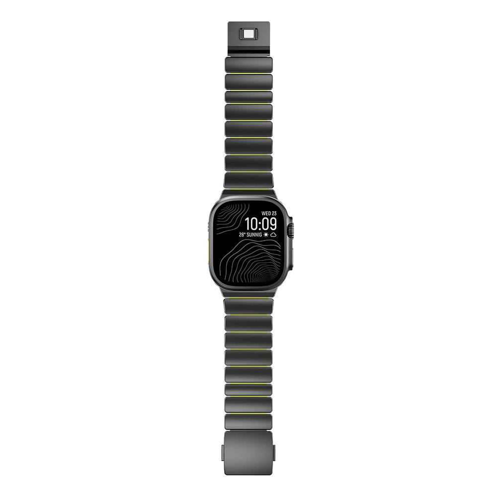 Apple Watch 7 45mm Zore KRD-152 Titanyum Silikon Kordon