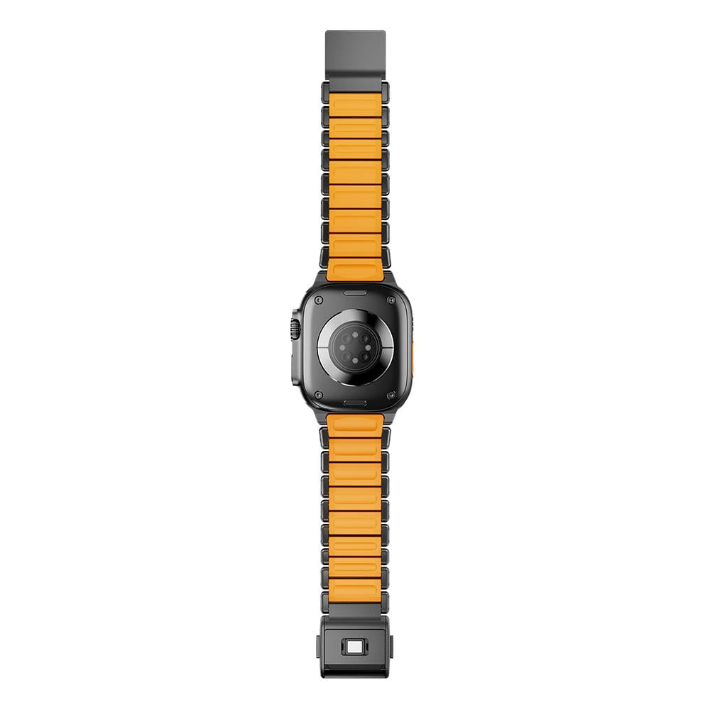 Apple Watch 7 45mm Zore KRD-152 Titanyum Silikon Kordon