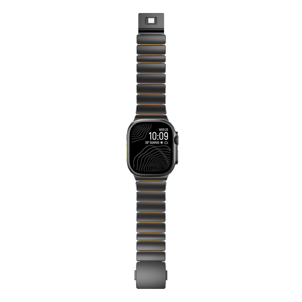 Apple Watch 7 45mm Zore KRD-152 Titanyum Silikon Kordon