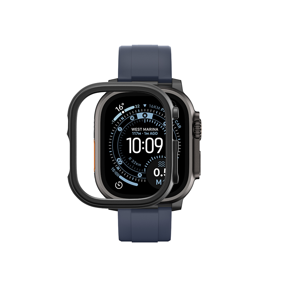 Apple Watch Ultra 49mm Amazingthing Radix Minimal FullGuard Sert PC Kasa ve Ekran Koruyucu