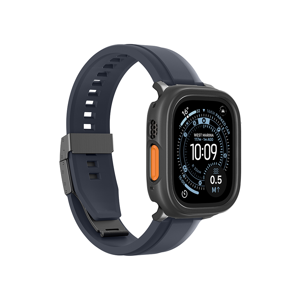 Apple Watch Ultra 49mm Amazingthing Radix Minimal FullGuard Sert PC Kasa ve Ekran Koruyucu