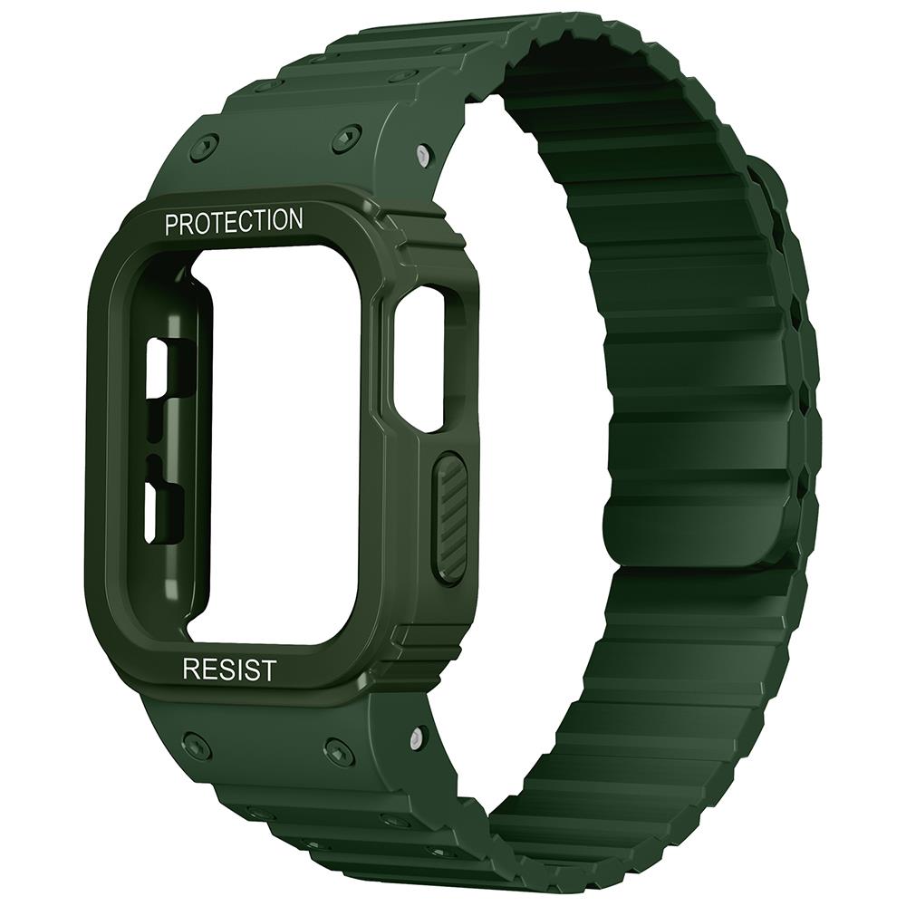 Apple Watch Ultra 49mm KRD-142 Airbag Tasarımlı Kasa Koruyuculu Silikon Kordon
