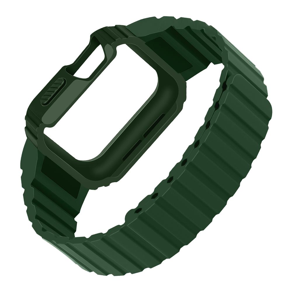 Apple Watch Ultra 49mm KRD-142 Airbag Tasarımlı Kasa Koruyuculu Silikon Kordon