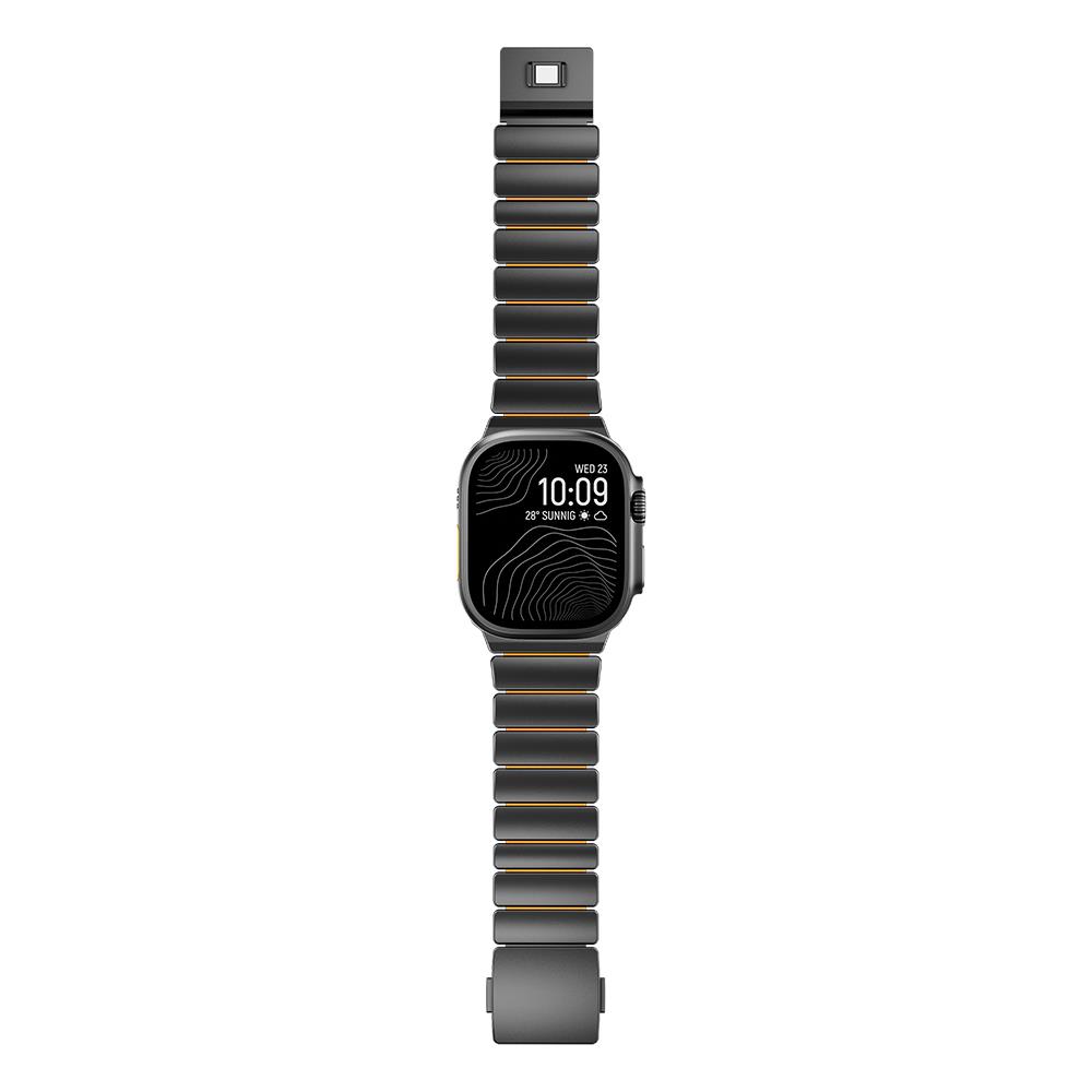 Apple Watch Ultra 49mm Zore KRD-149 Titanyum Silikon Kordon