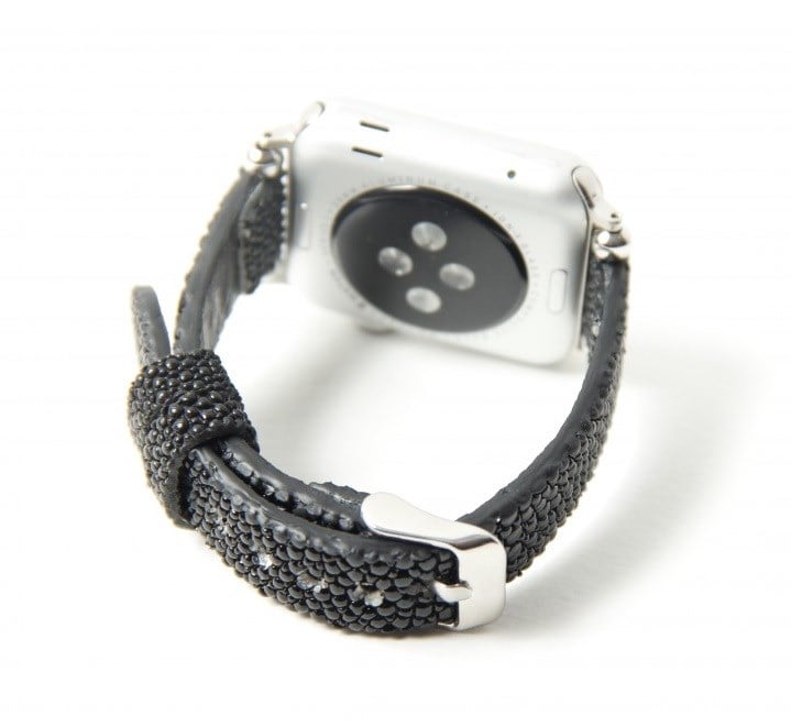 Apple Watch Uyumlu Deri Kordon 38-40-41mm Vatos Siyah