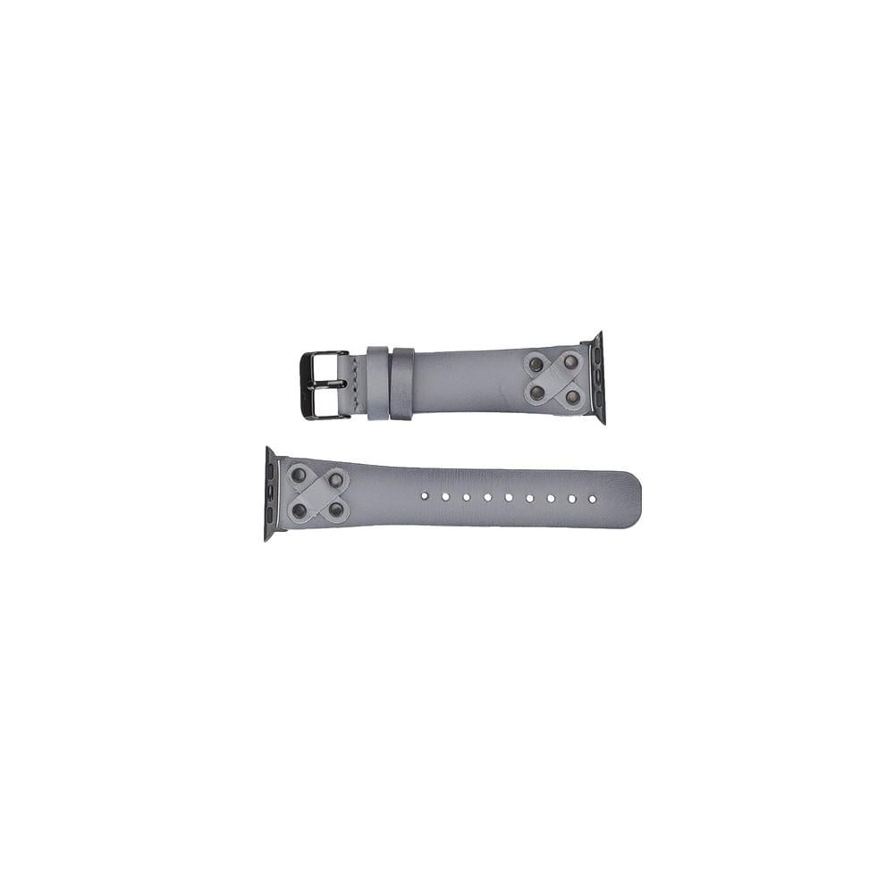 Apple Watch Uyumlu Deri Kordon Cross 42-44-45mm BT RST9E