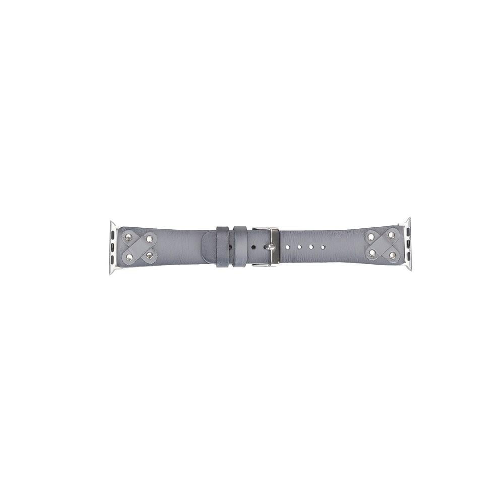 Apple Watch Uyumlu Deri Kordon Cross 42-44-45mm ST RST9E