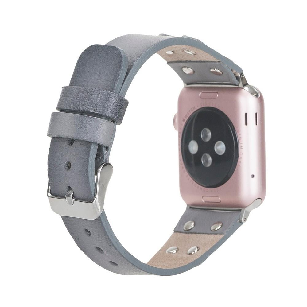 Apple Watch Uyumlu Deri Kordon Cross 42-44-45mm ST RST9E