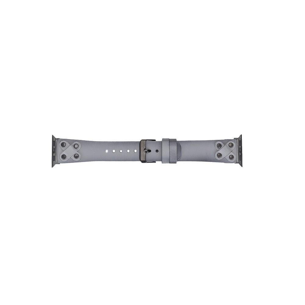 Apple Watch Uyumlu Deri Kordon Cross 42-44-45mm BT RST9E