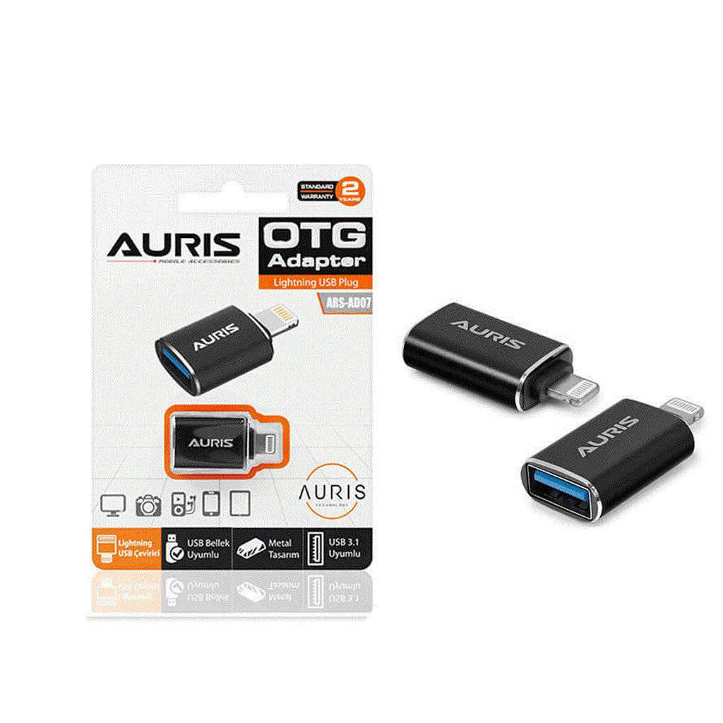 Auris Ars-Ad07 USB toLightning Otg Dönüştürücü Adaptör