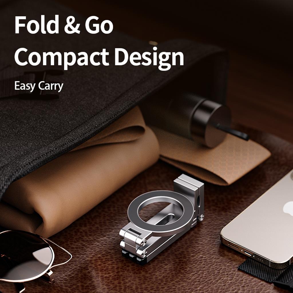 Boneruy E01S Alüminyum Gövde Tasarımlı Masa Sıkıştırma Aparatlı 360 Derece Döner Başlıklı Magsafe Telefon Standı