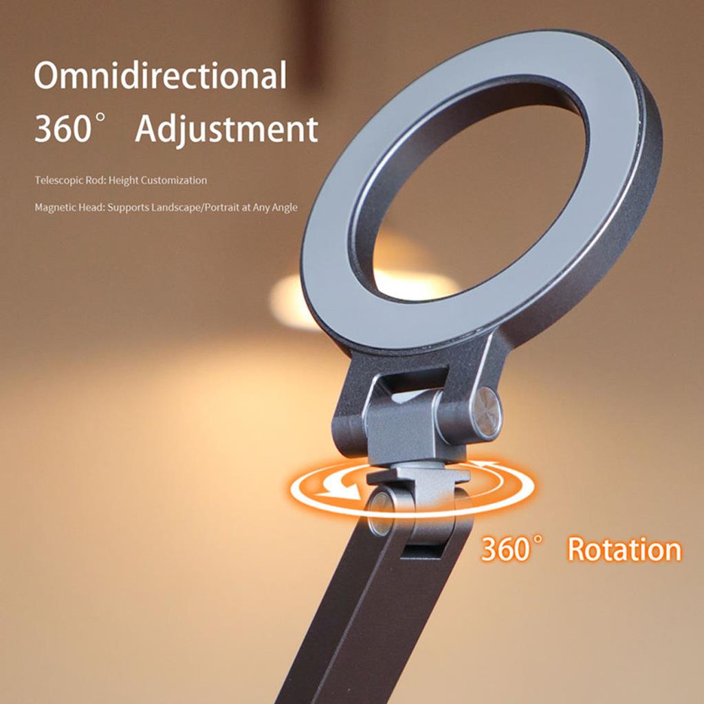 Boneruy E08 Alüminyum Gövde Tasarımlı 360 Derece Döner Başlıklı Magsafe Telefon Standı