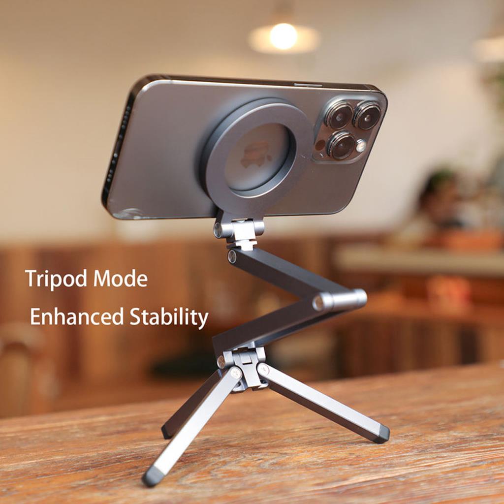 Boneruy E08 Alüminyum Gövde Tasarımlı 360 Derece Döner Başlıklı Magsafe Telefon Standı