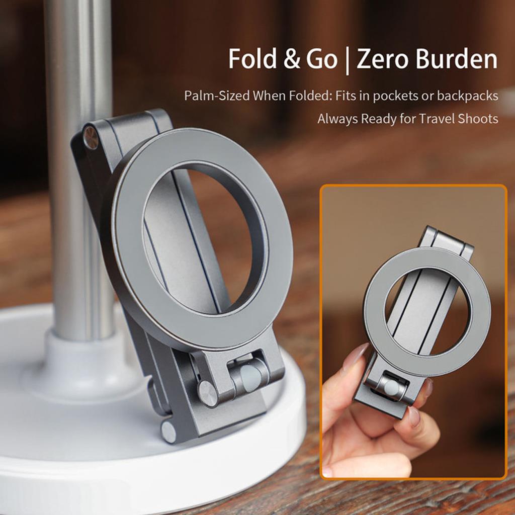 Boneruy E08 Alüminyum Gövde Tasarımlı 360 Derece Döner Başlıklı Magsafe Telefon Standı